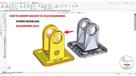 how to convert an stl file to solidworks|Importing STL files into SOLIDWORKS as a Solid or Surface.